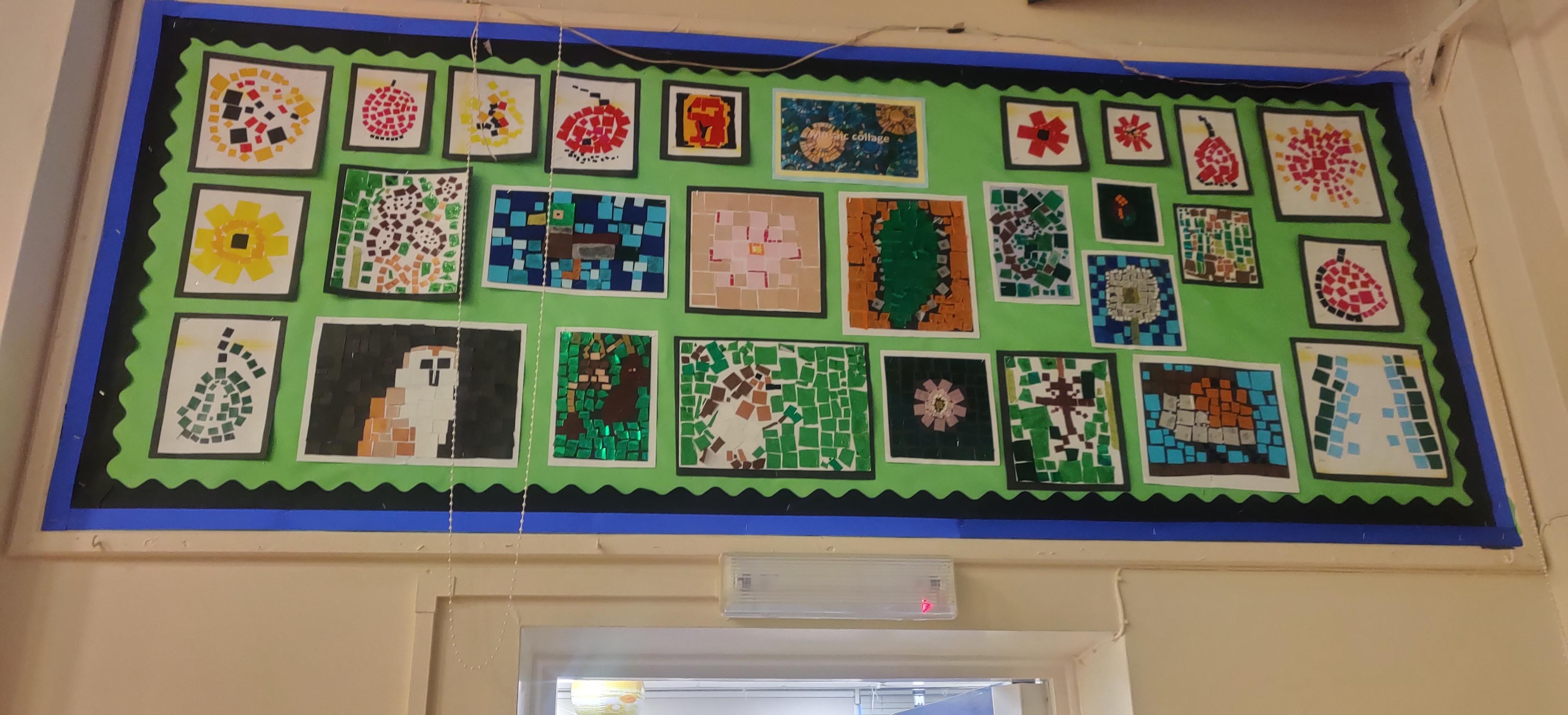 Our final artwork represents nature around our school